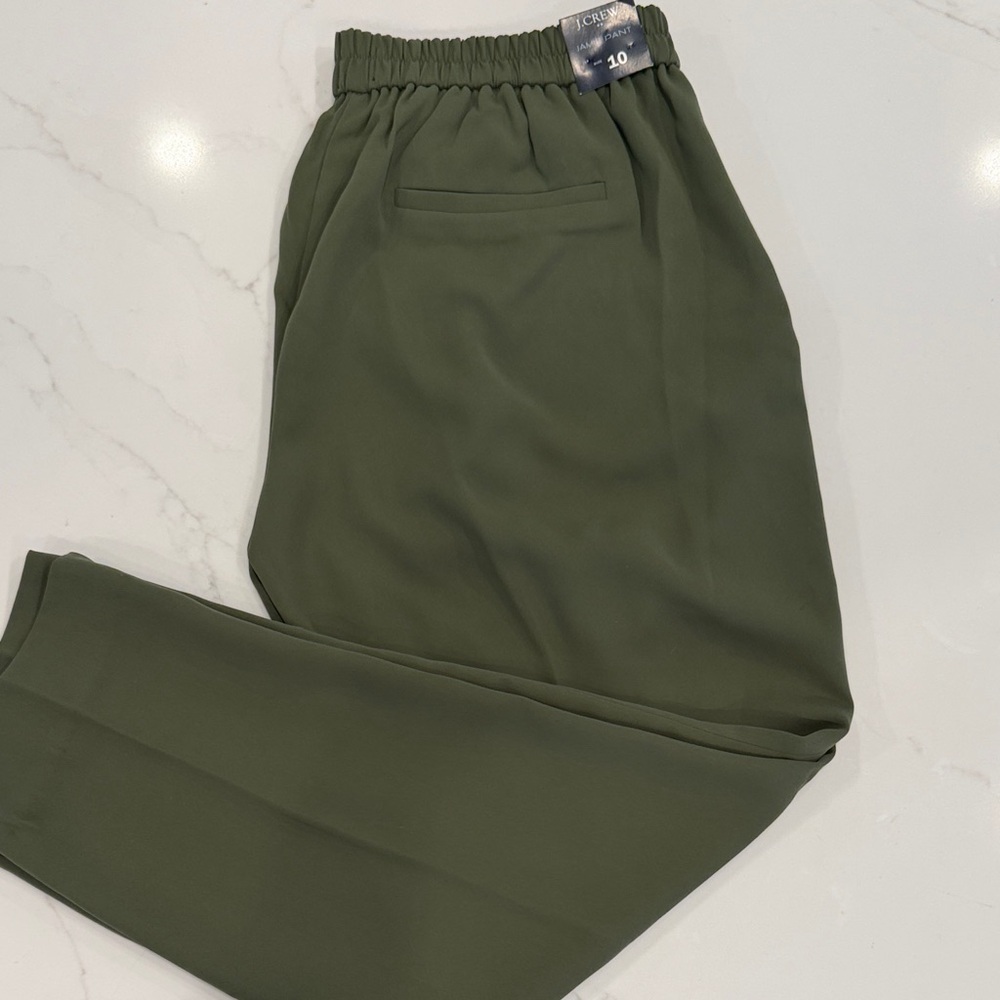 J. Crew Women's Olive Green Trousers